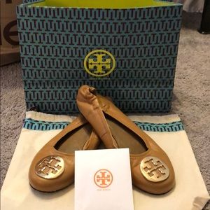 Tory Burch Leather Ballet Flats